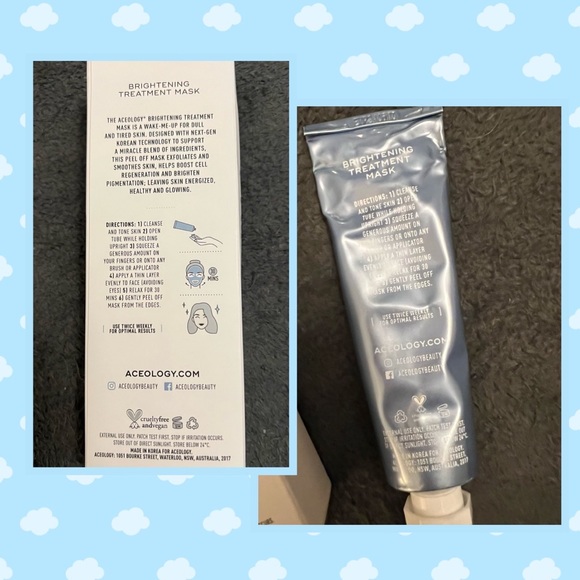 SOLD!!ACEOLOGY Brightening Treatment Mask *NEW* - Picture 5 of 9